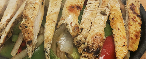 Chicken Fajitas at Guadalajara Grill, Bar, & Table Side Salsa in Tucson Arizona. Chicken Fajitas at Guadalajara Grill, Bar, & Table Side Salsa in Tucson Arizona.